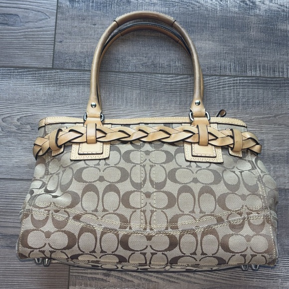 Coach Hampton Signature Carryall Purse - Picture 3 of 14